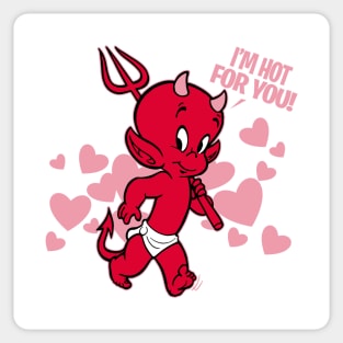 HOT STUFF - Hot for you Sticker